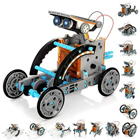 Solar Robot Kit for Kids  14-in-1 Educational STEM Science Toy  Solar Power Building Kit DIY Assembly Battery Operated Robotic Set for Kids  Teens and Science Lovers(Battery Include)