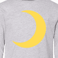 thumbnail image 4 of Inktastic Cute Yellow Moon Long Sleeve Youth T-Shirt, 4 of 5