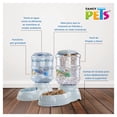 thumbnail image 2 of Kit De Contenedores Para Agua Y Alimento Fancy Pets 2 Pzas Color Blanco, 2 of 6