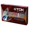 TDK 20090 Standard Grade Audio & Dictation Cassette, Normal Bias, 60 Minutes (30 x 2)
