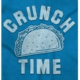 thumbnail image 2 of Crunch Time Taco Tuesday Funny Foodie Womens Slim Fit Graphic Tee Brisco Brands M, 2 of 4