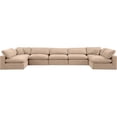 thumbnail image 5 of Meridian Furniture Comfy Beige Velvet 7-Pc. Modular Sectional, 5 of 9