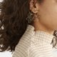 thumbnail image 2 of Pendientes colgantes de cara abstracta, joyería de moda con contorno de cara de mujer para mujeres y niñas TUNC Sencillez, 2 of 5