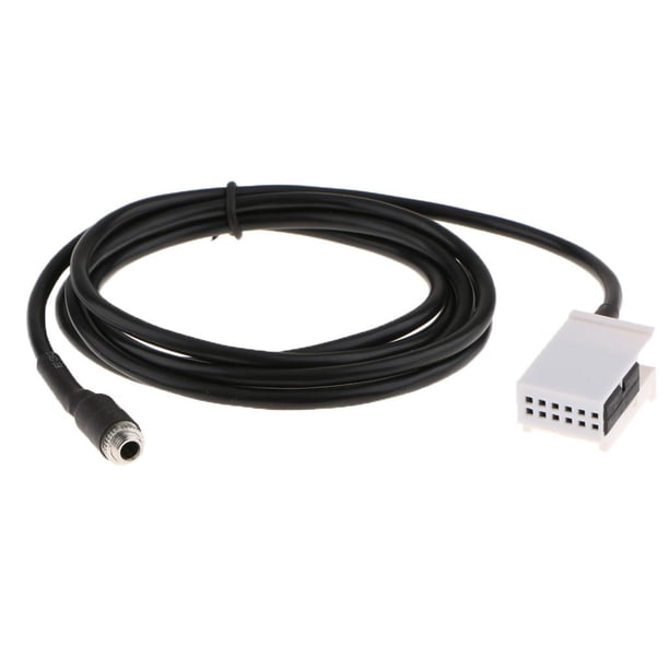Cable de entrada auxiliar de audio Zulema de 12 Pines a 3.5 para Golf 6 RCD510