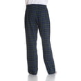 thumbnail image 4 of Men's Hanes 4086B Big Man Plaid Flannel Pants - 2 Pack (Blue/Black Plaid 4XL), 4 of 5