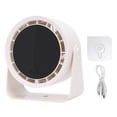 thumbnail image 2 of Quiet Table Fan, Type C Interface 100 Speeds Small Desk Fan Wall Mountable  for Indoor Outdoor, 2 of 7