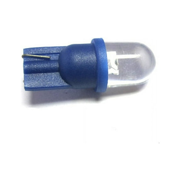 Pinball replacement bulb LED 6.3 volt AC, 555 clear wedge base T10 Cool Blue