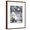 Brown Frame, variant on Art.com Greeting Card - Candles Season's Greetings - Winter Scene with Candle in the Window Art Print, Brown Frame Wall Art, 17" x 21"
