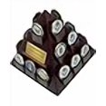 thumbnail image 3 of DECOMIL - Pyramid Shaped Military Challenge Coin & Poker/Casino Chip Display Solid Wood - Cherry Finish Customize, 3 of 4