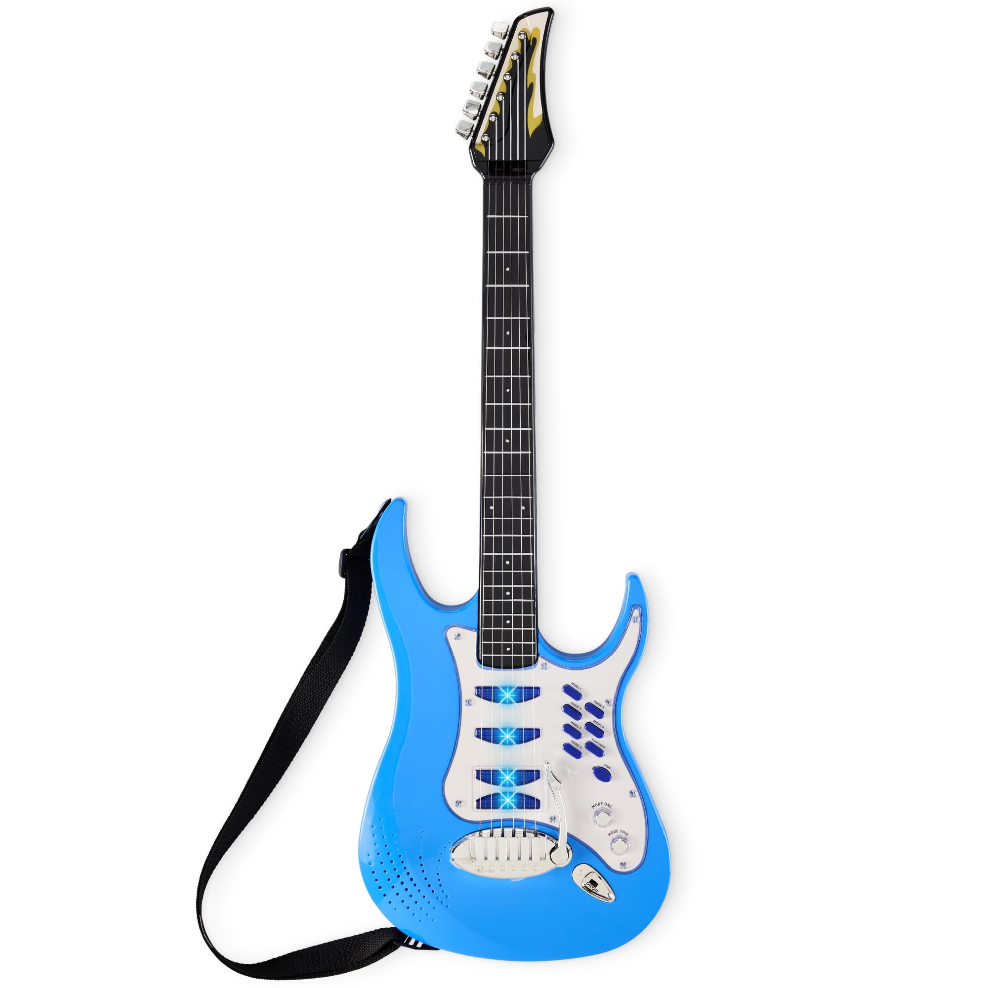 Best Choice Products Kids Electric Guitar Play Set w/ 6