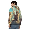 thumbnail image 4 of Vsdgher Sunshine Cloud Cute Cat Mens Hoodies Zip Hoodie, Hoodies for Men, Zip-up Hooded Sweatshirt-Medium, 4 of 5