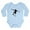 Sky Blue, variant on CafePress - Skateboarder Silhouette Body Suit - Long Sleeve Cotton Baby Bodysuit