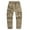 Khaki, variant on Men's Couple's Functional Workwear Pants - Patchwork Wide-Leg Loose-Fit Casual