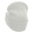 thumbnail image 2 of Elf Shoes Embroidered 12 Inch Long Knitted Beanie - White OSFM, 2 of 5