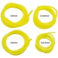 thumbnail image 1 of 4 Pieces Petrol Hoses Length 1.5m Universal Fuel Line Hose Garden Tools Transparent Yellow, 1 of 5