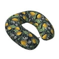 thumbnail image 2 of Wukai Citrus Fruits Elegant Lemons Print Travel Pillow,Memory Foam U Shaped Neck Pillow,Super Lightweight Portable Headrest Great for Airplane Chair, Car,Home,Office, 2 of 8