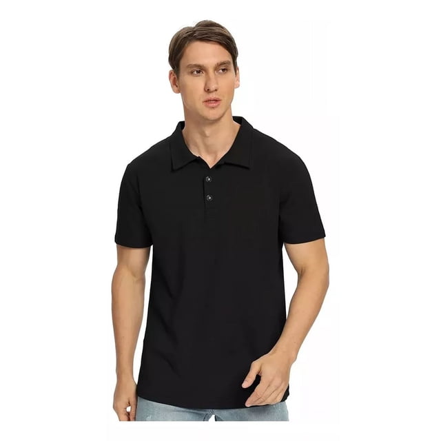 Playera Tipo Polo Casual Camiseta Moda Para Hombre Slim Fit