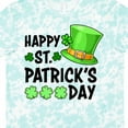 thumbnail image 3 of Inktastic Happy St. Patrick's Day Green Hat and Clovers T-Shirt, 3 of 4