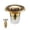 Gold, variant on Silver Universal Pop-Up Sink Stopper Core, Quick-Swap Push-Type Drain Plug for Bathroom Washbasin, 1-Pack