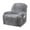 Grey, variant on 1 Seat Recliner Cover, Fleece Stretch Reclining Chair Covers for 1 Cushion Reclining Sofa, Single Seat Pocket Jacquard Recliner Couch Cover, Thickened, Very Soft
