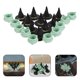 thumbnail image 4 of 1 Set Halloween Miniature Cauldron And Witch Hat Charm Multi-use Halloween Mini Ornaments, 4 of 4
