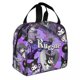 thumbnail image 2 of Kuromi Collage bolsas de almuerzo aisladas grandes Kawaii dibujos animados contenedor de almuerzo bolsa térmica Tote lonchera Oficina Picnic hombres mujeres, 2 of 5