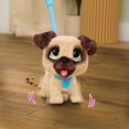 thumbnail image 3 of FurReal Poop-a-Lots Pug Interactive Walking Plush Puppy with Leash, Treats and Poop Scoop, Pooping Dog Toy, 8-Inch Pet, Ages 4 and up, 3 of 7