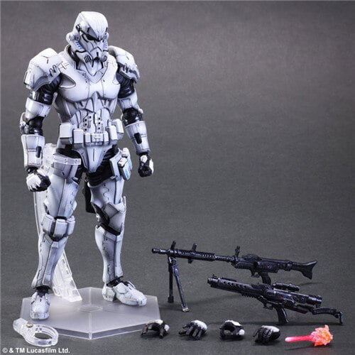 Marvel Play Arts figura de acción móvil modelo Kai Star VAN Boba Fett Darth Vader Stormtrooper Maul colección de juguetes de Navidad zhangmengya LED