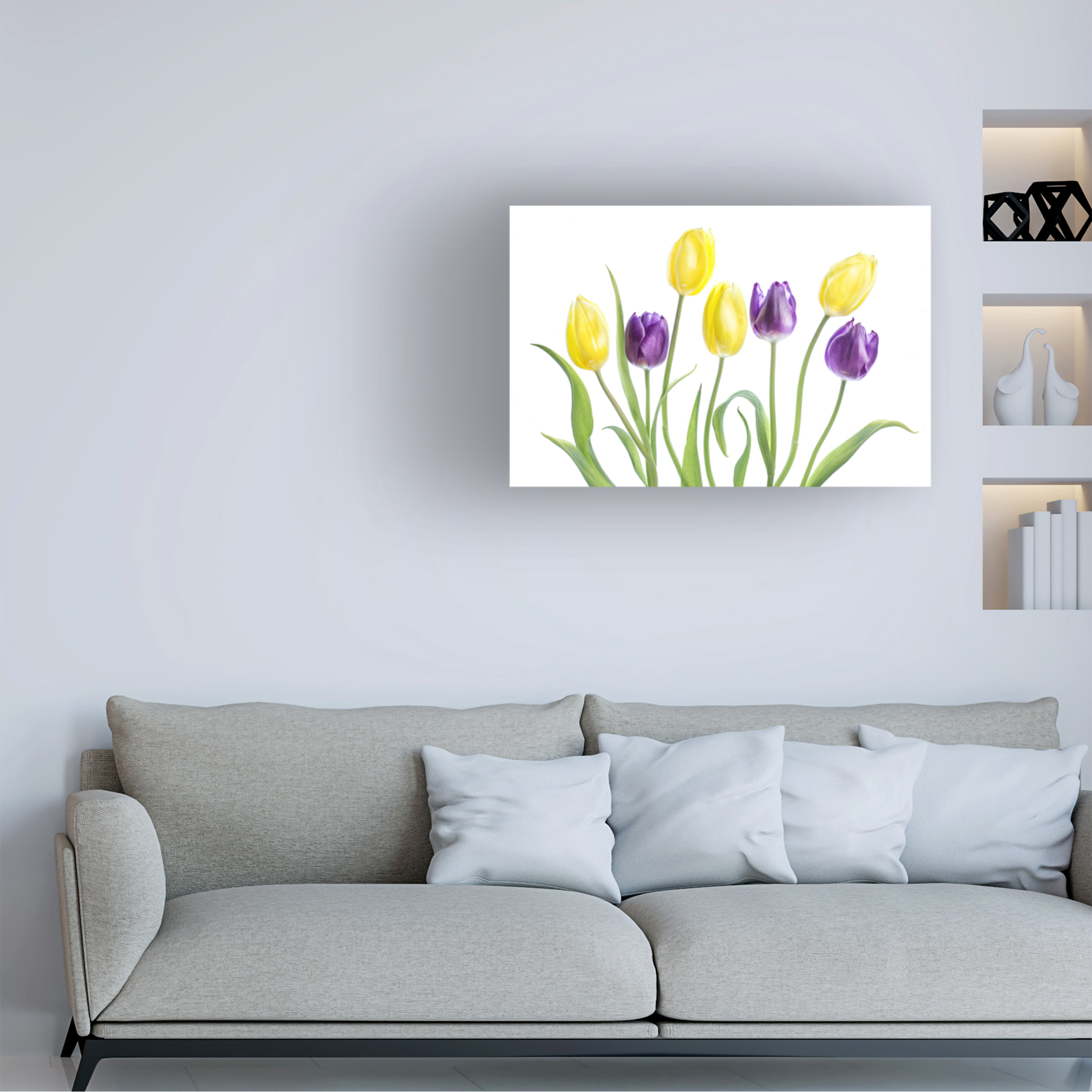 Canvas Wall Art - Mandy Disher 'Tulip' Wall Art for Living Room, Bedroom, or Office DÃ©cor by Trademark Fine Art - 32 x 22 Inches