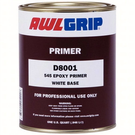 Awlgrip D8001Q; Awl 545 Epx Prim White Base -Qt