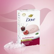 Dove Beauty Bar Womens Bath Soap Revitalizante Cherry & Chia Milk, 3.17 oz 4 Bars