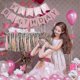 thumbnail image 2 of 13pcs/set Happy Birthday Paper Bunting Letter Flags Banner Photo Booth Props Party Supplies, 2 of 3