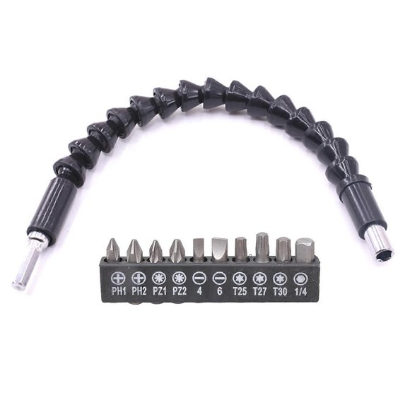 Electric Screw Flexible Shaft Screwdriver Bit Holder Universal Snake Cardan Shaft Electric Drill Power Rod Link Bendable