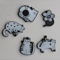 thumbnail image 6 of Multifuntional Jewelry Silicone Molds Cats Shape Pendant Moulds Silicone Keychain Molds for Resin Earrings and Pendants, 6 of 9