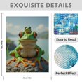 thumbnail image 3 of Diamond Art Kits for Adults - 5d Green Frog Duo Nature Scene Diamond Painting for Adults, Diamond Art for Adults Beginners, Diamond Painting Kits for Adults for Home Wall Decor, 3 of 7