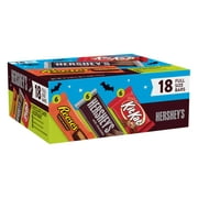 Hershey's, Kit Kat And Reese's Assorted Milk Chocolate Halloween Candy, Variety Box 27.3 oz, 18 Pieces