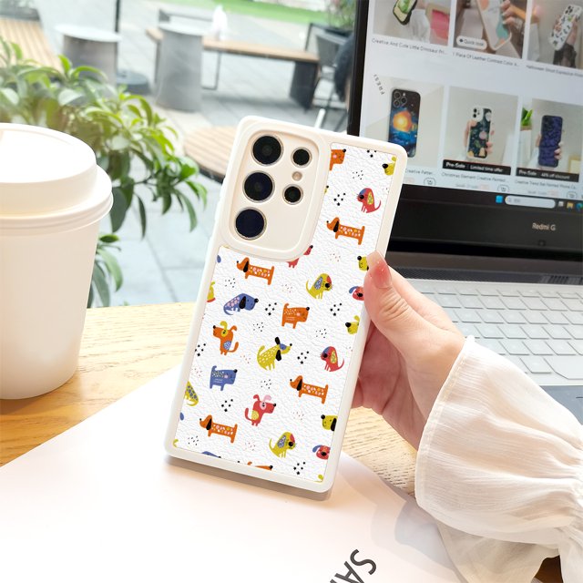 Obra de arte única para su iPhone: cubierta plateada mate de doble capa con estampado gráfico colorido para iPhone 15 Pro Max 14 13 12 Pro 11