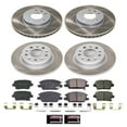 thumbnail image 2 of PowerStop Front and Rear Semi-Coated Rotor and Low-Dust Ceramic Brake Pad Kit SC8689, 2 of 3