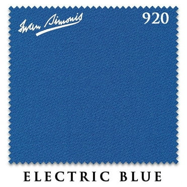 8' Oversized Simonis 920 Pool Billiard Table Cloth - Electric Blue - AUTHORIZED DEALER