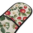 thumbnail image 4 of Yayeee Double Oven Mitt Kitchen Heat Resistant Baking 35" x7" Quilted Glove, Apple Leaves Pattern, 4 of 6