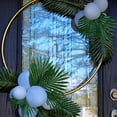 thumbnail image 6 of Dalrosia 24PCS Faux Palm Leaves with Stems Artificial Tropical Plant Safari Leaves Hawaiian Party Suppliers Jungle Beach Birthday Leave Table Decorations, 6 of 8