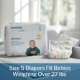 thumbnail image 4 of McKesson Baby Diapers - Flexible Fit, Wetness indicator, 12-Hour Protection - Size 5 (Over 27 lbs.), 27 Count, 4 Packs, 108 Total, 4 of 9