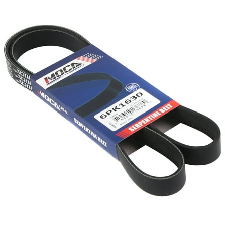 MOCA AUTOPARTS 6PK1630 EPDM Serpentine Belt Fit for 94-96 Buick Roadmaster 5.7L & 1994 Cadillac Fleetwood 5.7L