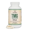 thumbnail image 1 of Double Wood Suplementos TMG Trimetilglicina Suplemento 1000 mg por porción, 180 cápsulas (Suplementos TMG para el control de la homocisteína) TMG genuino con olor a pescado, sin gluten, sin OGM, 1 of 5
