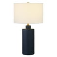 thumbnail image 2 of Evelyn&Zoe 25" Contemporary Ceramic Table Lamp with White Drum Linen Shade, 2 of 7
