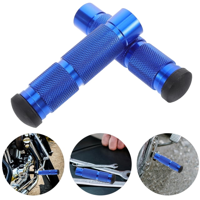 unbranded 1Par Pedal Trasero Para Motocicleta De Aluminio Ligero Y Duradero Con Textura Antideslizante