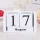 thumbnail image 1 of Calendario perpetuo de madera, bloques eternos, indicador de fecha del mes, Accesorios de escritorio, accesorios de fotografía para el hogar y la Oficina, 1 of 5
