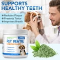 thumbnail image 3 of Tooth Powder for Dogs – Dog Dental Powder for Teeth Cleaning with Probiotics, Plaque & Tartar Removal, Fresh Breath for Dogs Gentle Edible 3.5 oz/100g, 3 of 10