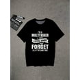 thumbnail image 2 of I'm A Multi Tasker Printed T Shirt With Funny Man Graphic T-Shirt Black T-Shirt Summer Short Sleeve Tee Shirt, 2 of 5