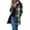 Green, variant on Womens Flannel Jacket Long Plaid Shacket Casual Button Down Tartan Trench Coat Long Sleeve Shirts with Pockets